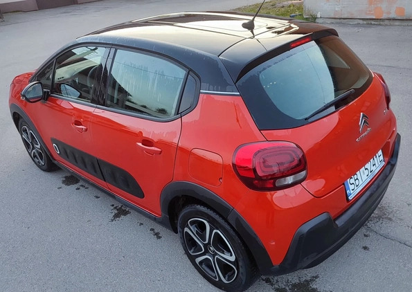 Citroen C3 cena 41900 przebieg: 27669, rok produkcji 2017 z Wołczyn małe 562